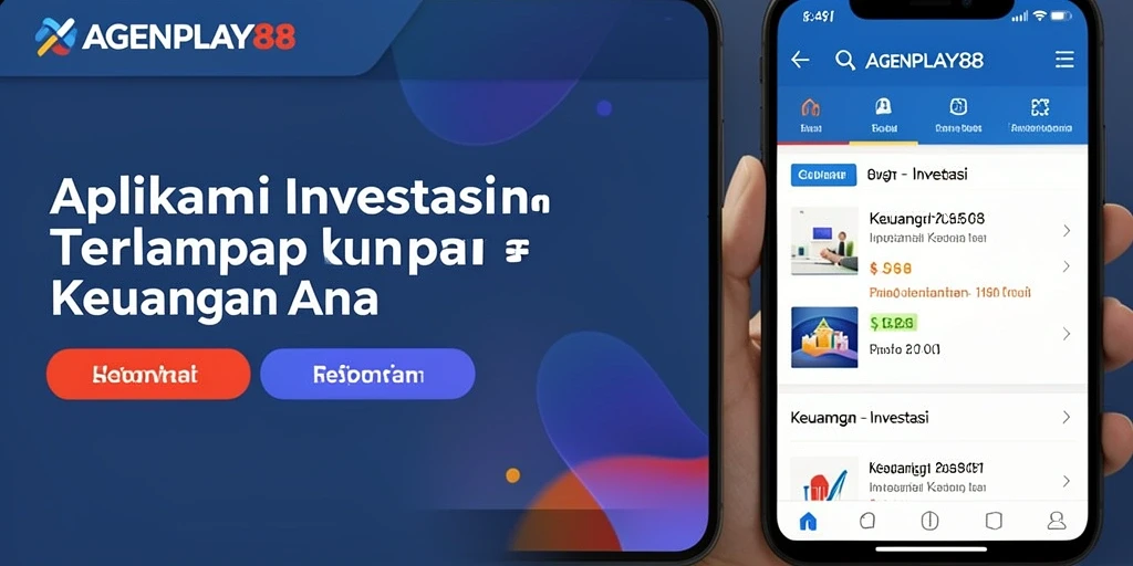 Antarmuka AGENPLAY88 yang sederhana dan informatif untuk investasi.