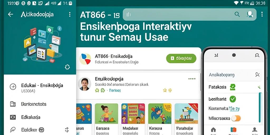 Tampilan antarmuka AT866 yang menarik dan mudah digunakan.