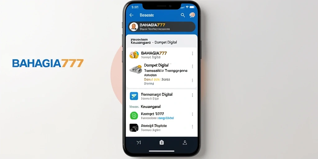 Antarmuka BAHAGIA777 yang ramah pengguna dan fungsional.