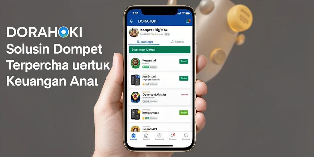 Antarmuka pengguna DORAHOKI yang intuitif dan fungsional.