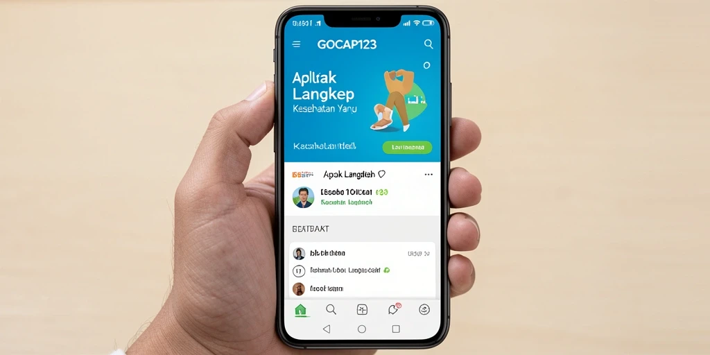 Tampilan antarmuka GOCAP123 yang intuitif dan informatif.