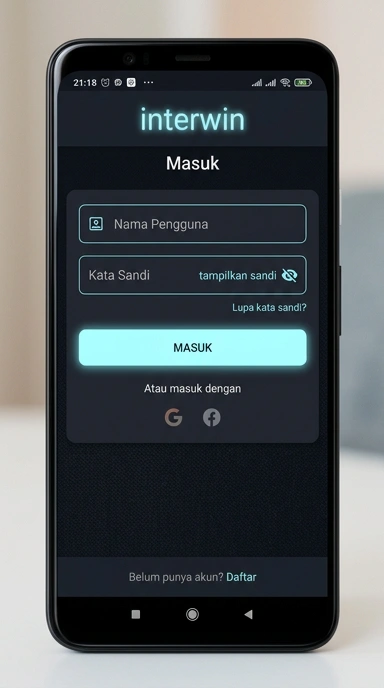 Panduan Masuk Akun Interwin untuk Pengguna Android